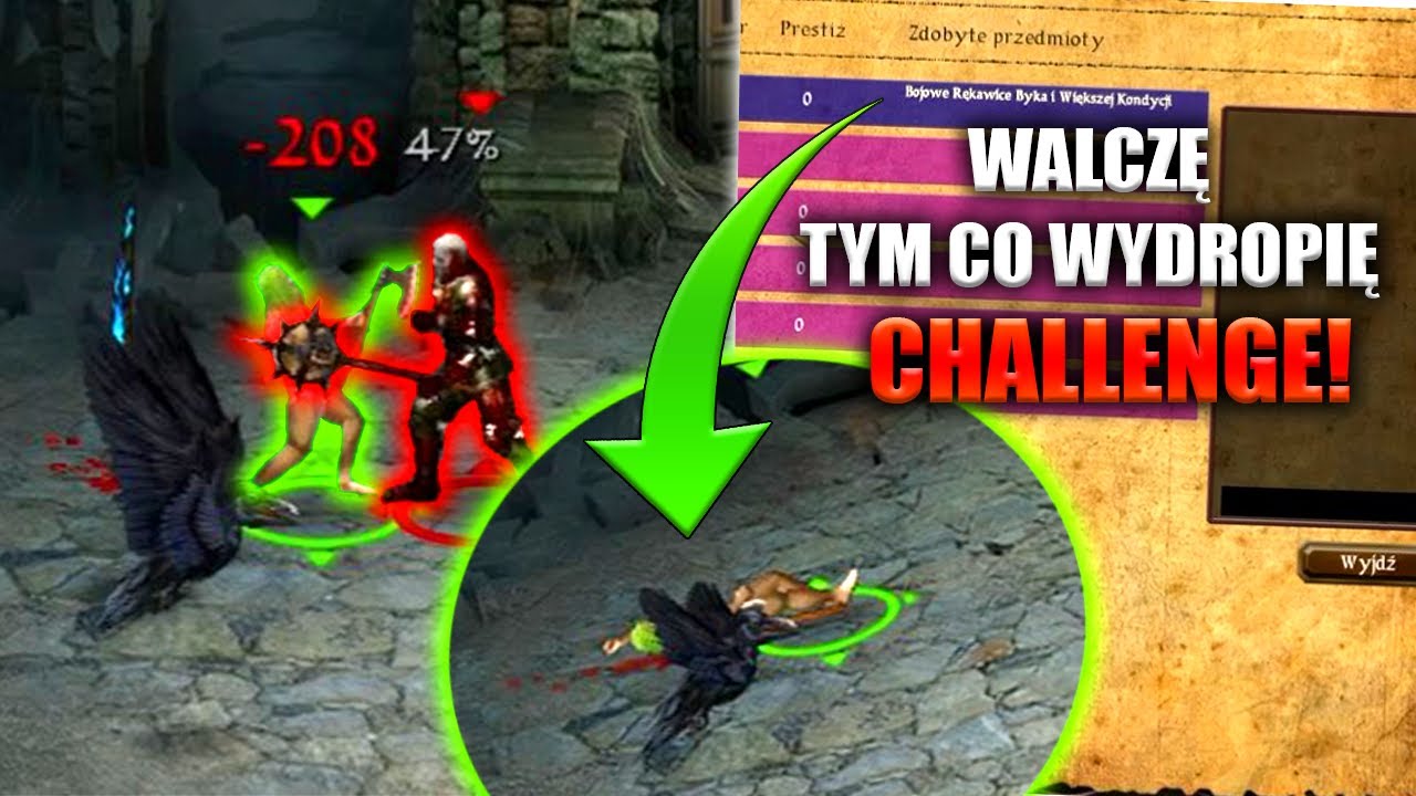 WALCZĘ TYLKO TYM CO WYDROPIĘ CHALLENGE! | The Pride Of Taern #17