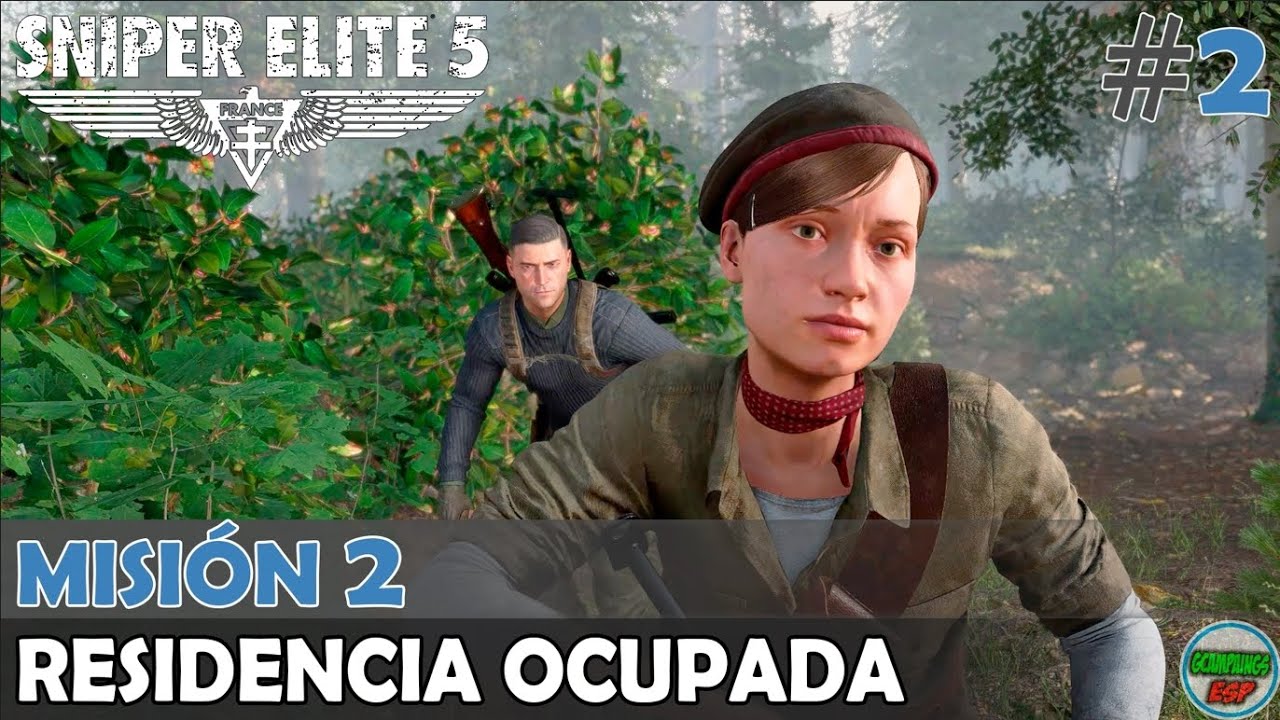 Campaña Sniper Elite 5 | Mision 2 | Residencia Ocupada | En Español Sin Comentarios 2k 60fps