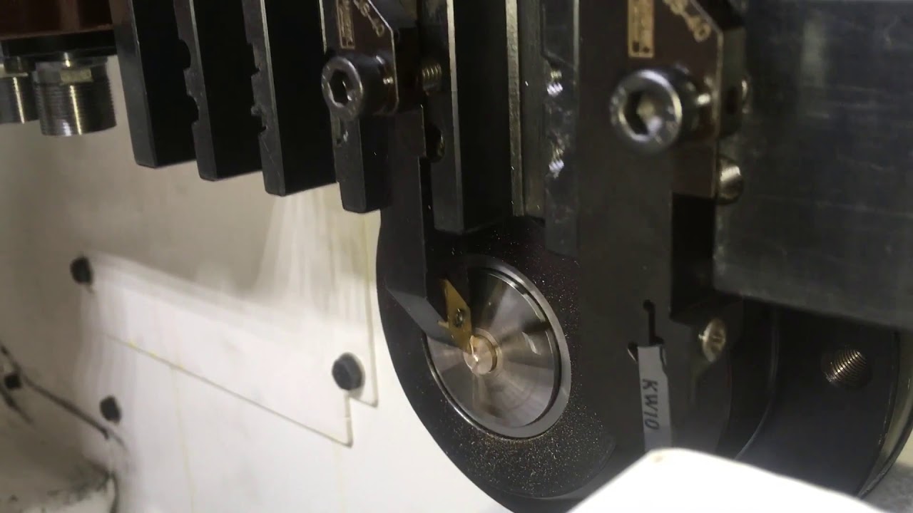 Dental Abutment On Sliding head Automation