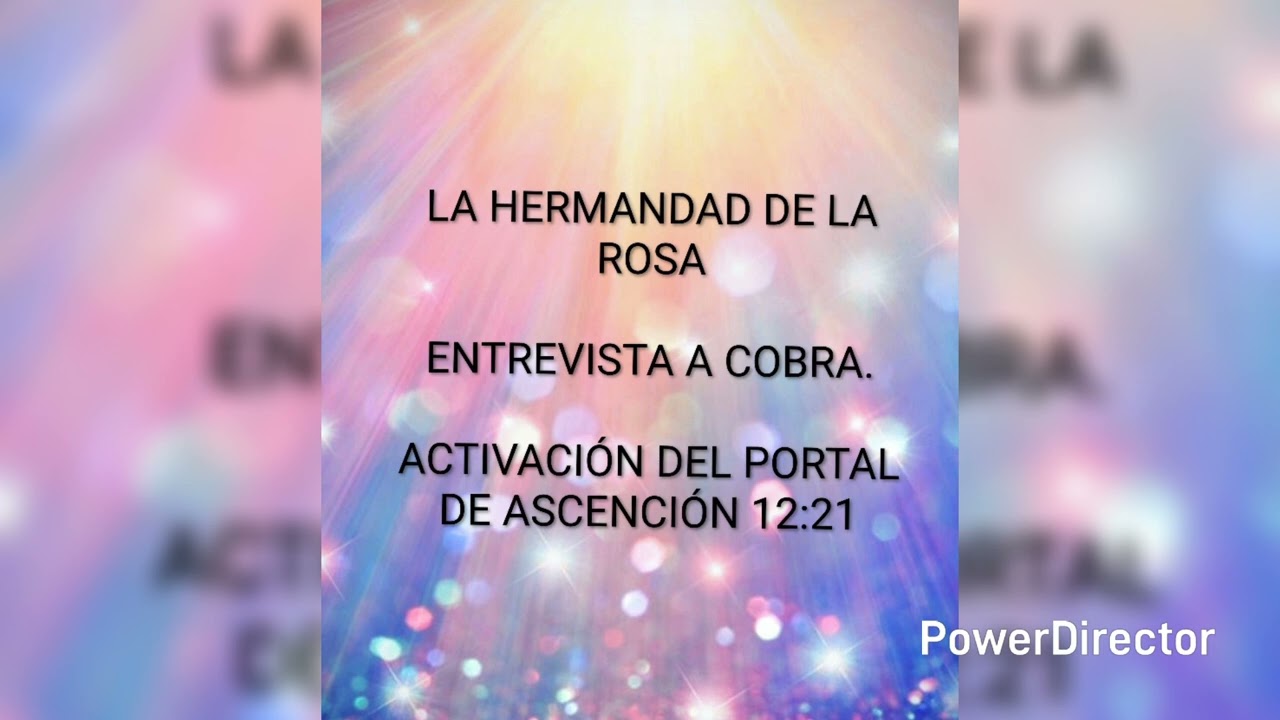 ENTREVISTA A COBRA POR LA HERMANDAD DE LA ROSA, ACTIVACIÓN DEL PORTAL 12:21