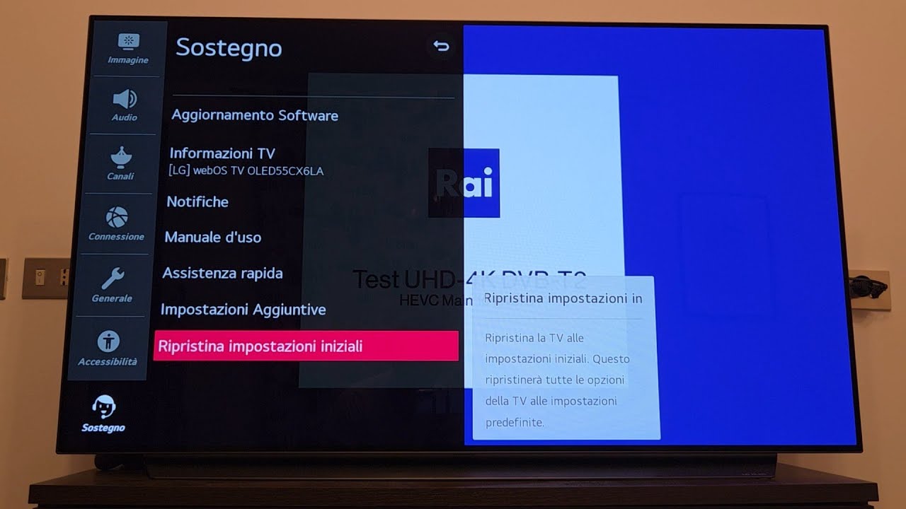 Ripristinare di fabbrica una Smart TV LG con sistema WebOS (nuovo metodo) | GiovaTech