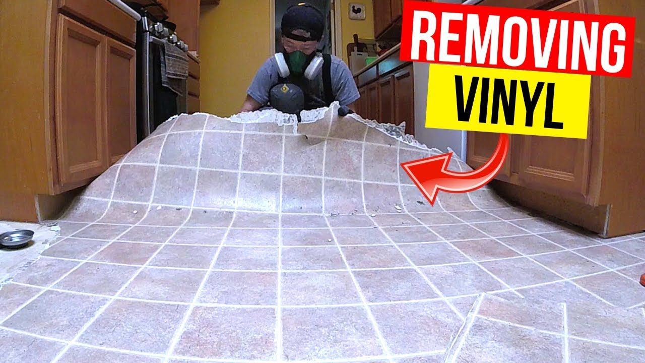 How To Remove Vinyl or Linoleum Flooring -Jonny DIY