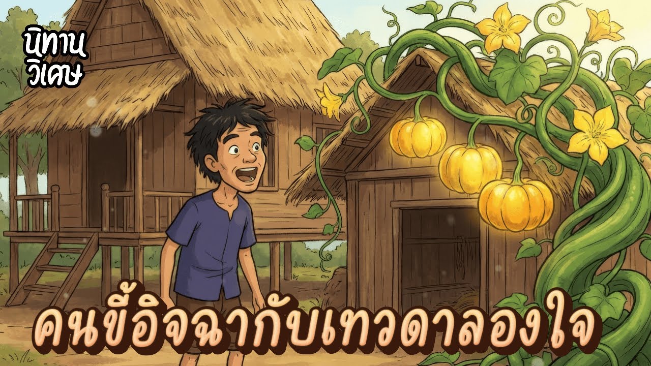 คนขี้อิจฉากับเทวดาลองใจ | EP.21 นิทานวิเศษ #นิทานพื้นบ้าน #นิทานก่อนนอน #นิทานสอนใจ