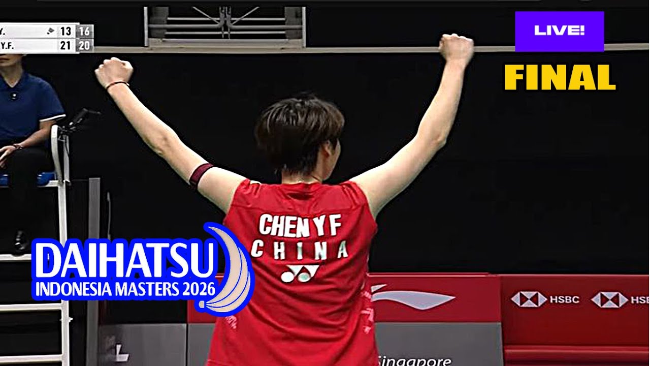 🔴LIVE FINAL - CHEN Yu Fei vs Pitchamon OPATNIPUTH - Indonesia Masters 2026
