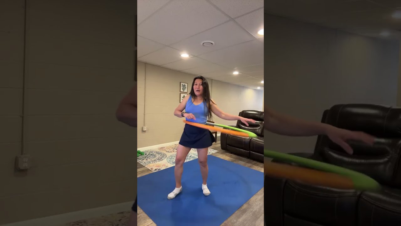 Tess Bisdak In Ohio is live! Hula hoops exercise | full body workout #workout #exercise