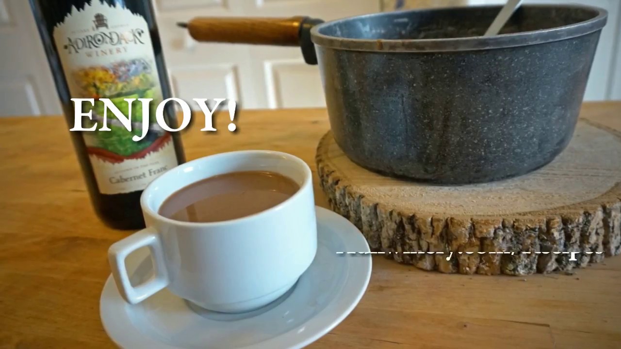 How to make Wine Infused Hot Chocolate
