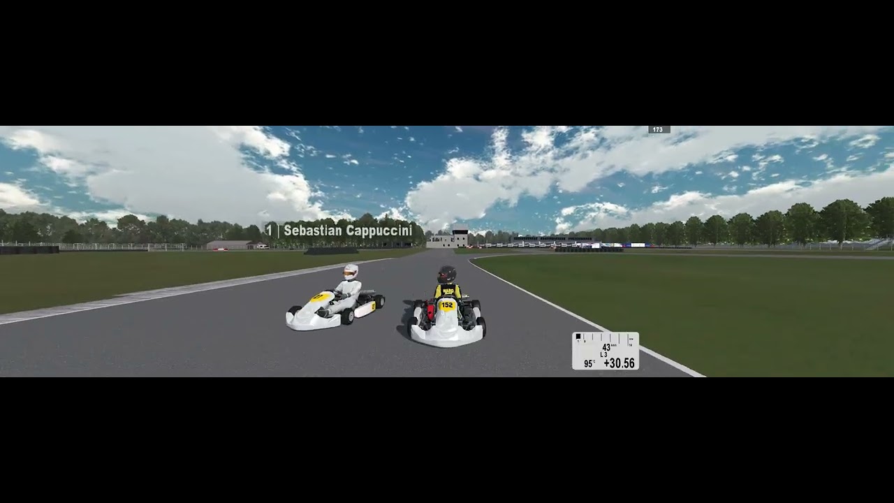 Kart Racing Pro fight with @sblracing14 on kristianstad mini 60
