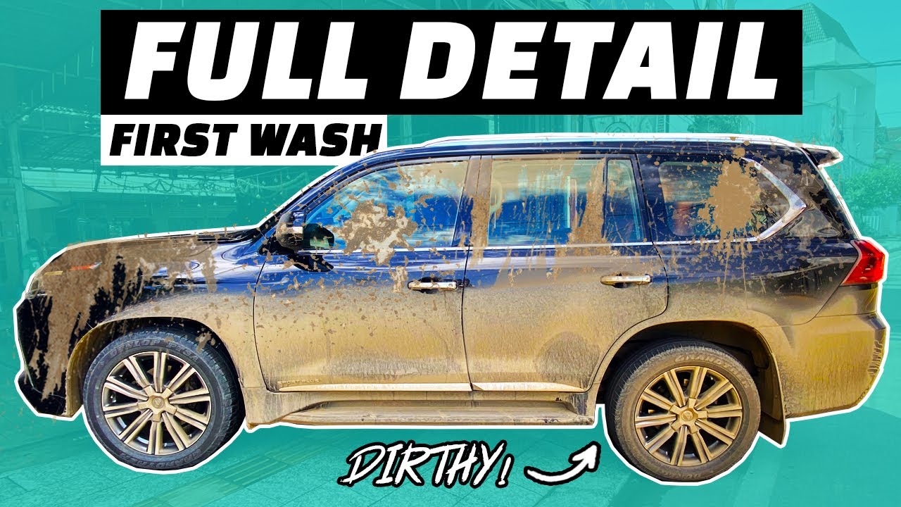 Auto detailing LEXUS 570 Sport Plus Washing - Car Wash detailing