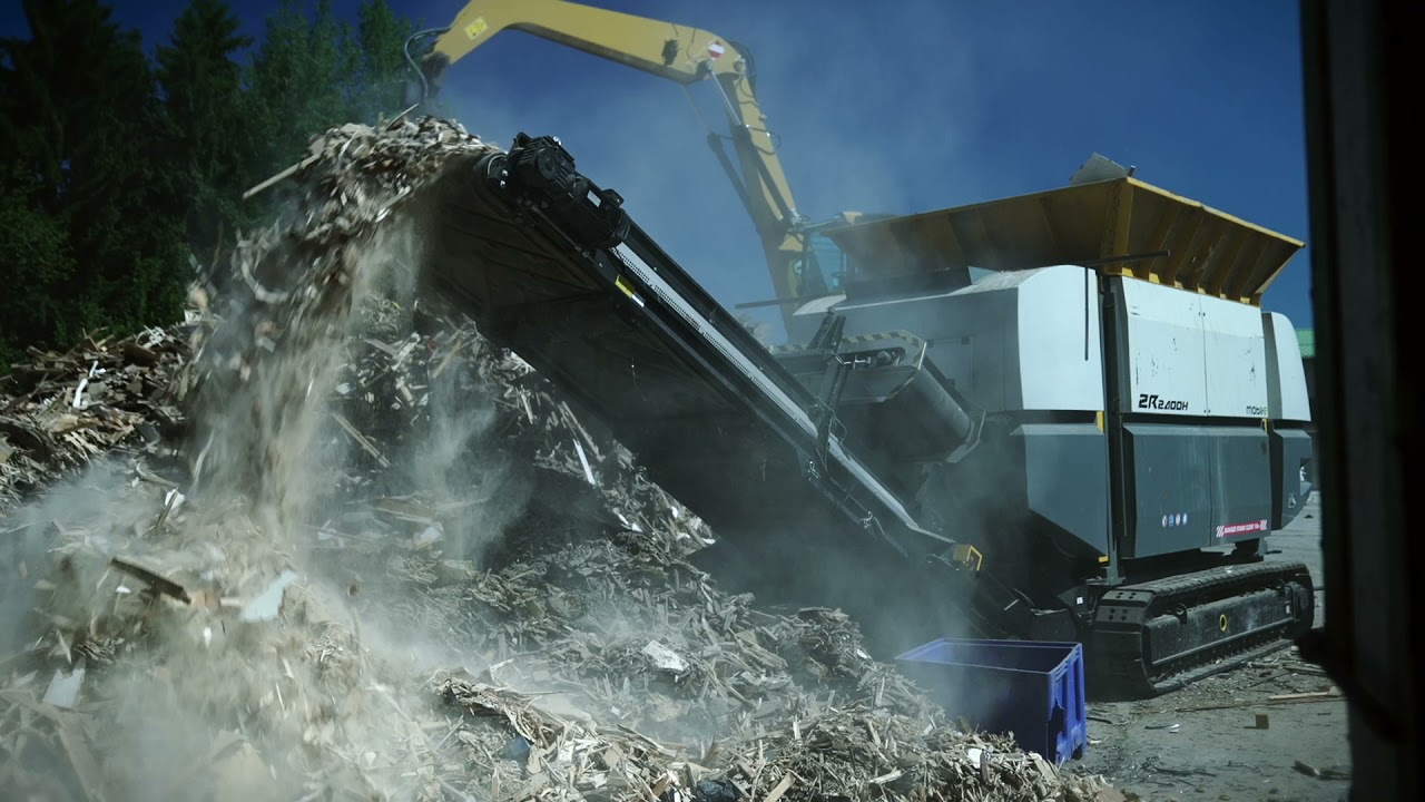 UNTHA Trituratori serie ZR - Triturazione di diversi materiali