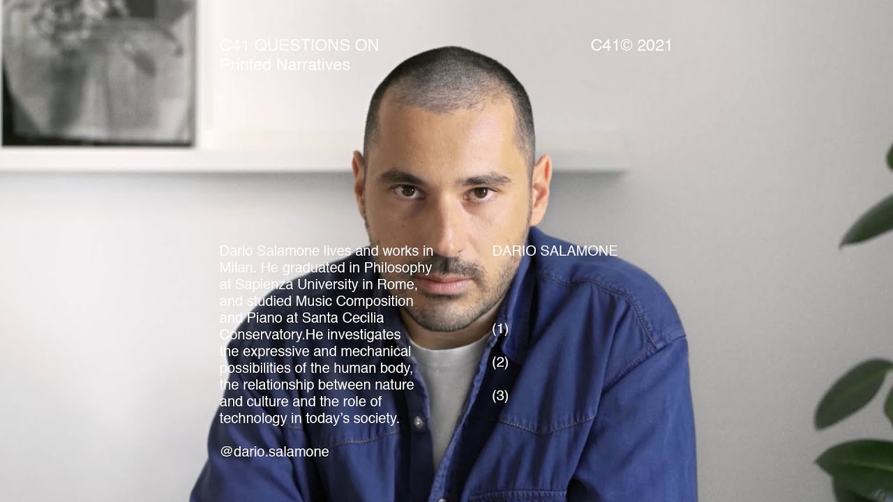 C41 Questions On: Printed Narratives with Dario Salamone (NSFW)