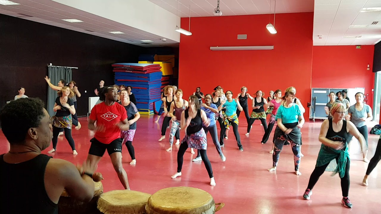 Danse Manianga au stage avec Tshamala Mbongo à Malakoff 2018
