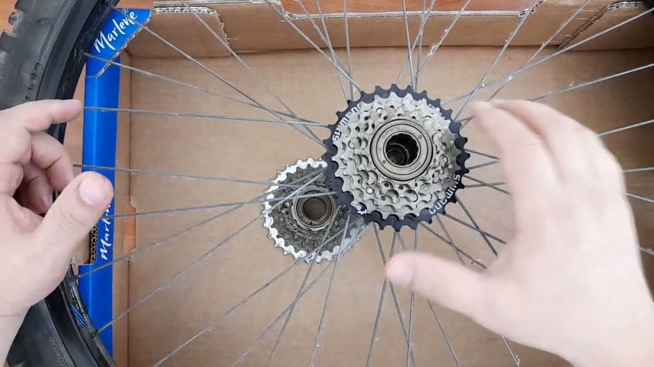 MONTAGGIO FACILE senza nessun utensile RUOTA LIBERA SHIMANO