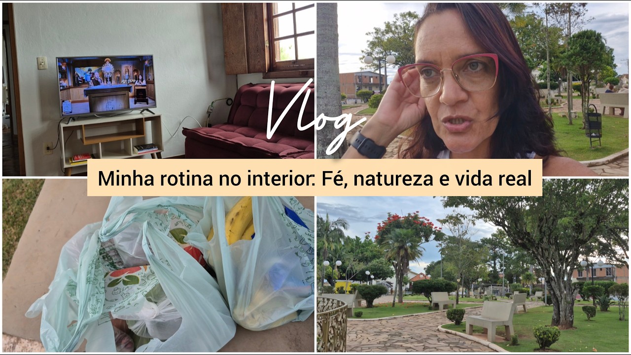 Entre Compras e Orações: Minha Vida real / Vlog de uma rotina simples de dona de casa no interior.🏠