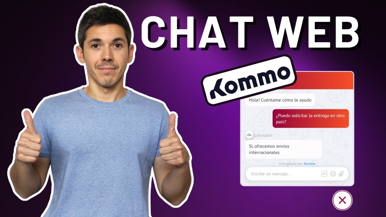Habilita el Live Chat de Kommo en tu Web