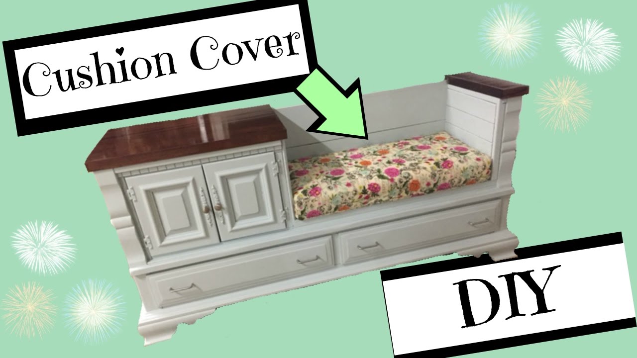 DIY Bench Cushion with Boxed Corners