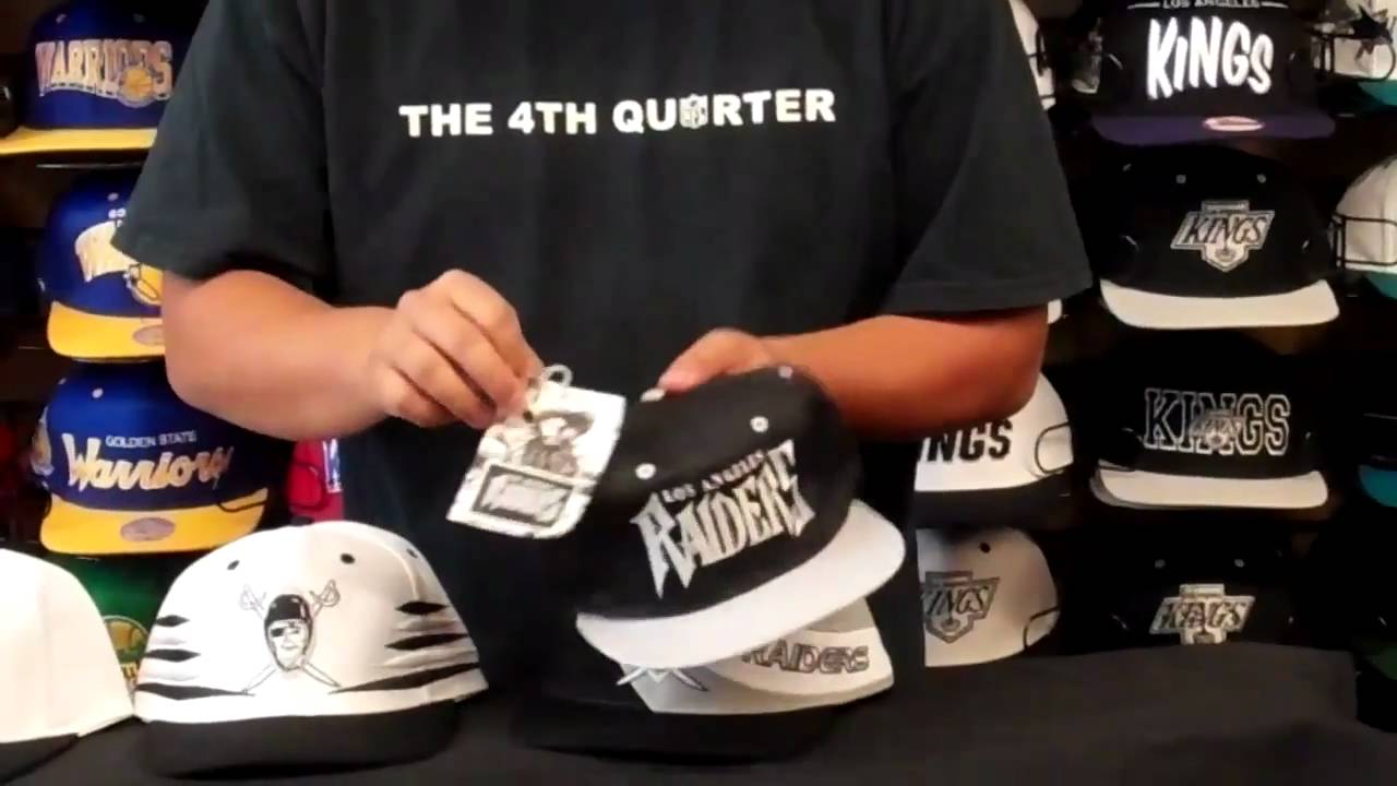 THE 4TH QUARTER SNAPBACK HAT CAP SHOP #4 Raiders Caps