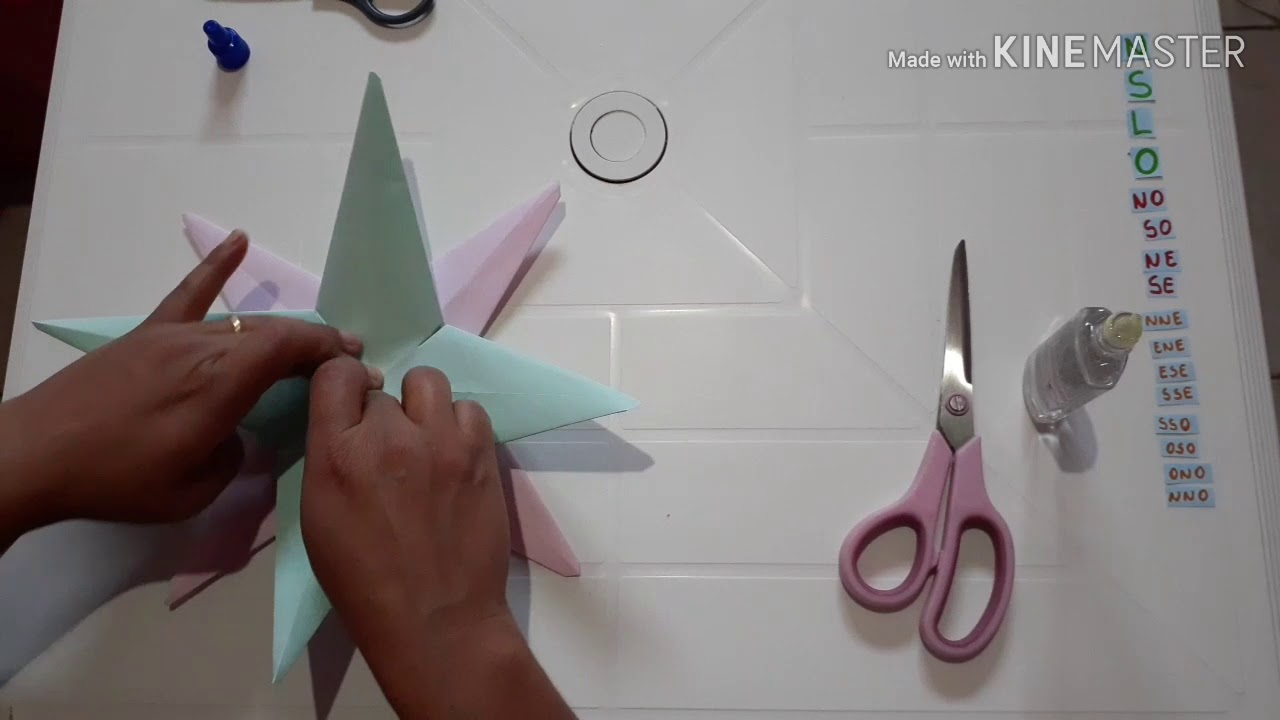 Dobradura de ROSA DOS VENTOS (completa)