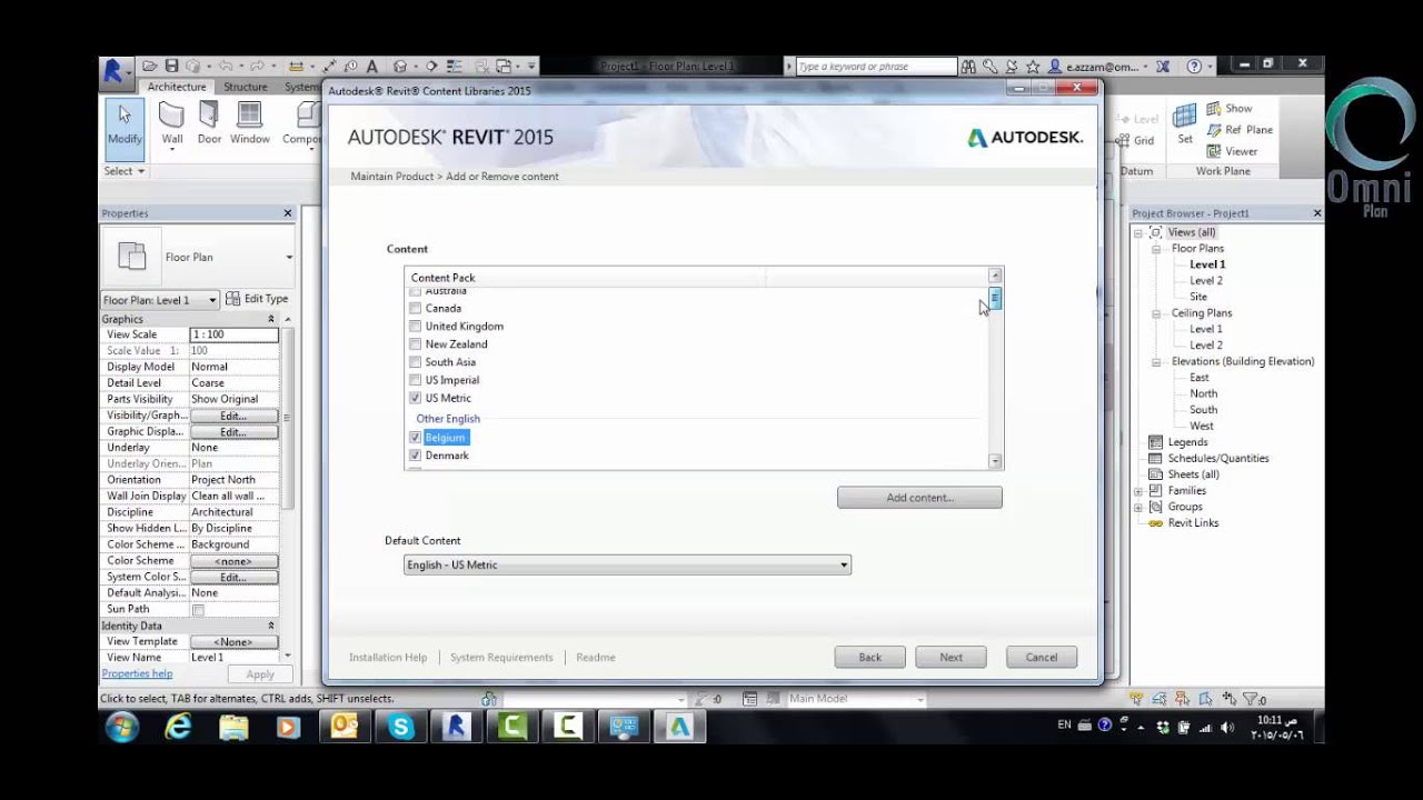 How to add library in Revit 2015