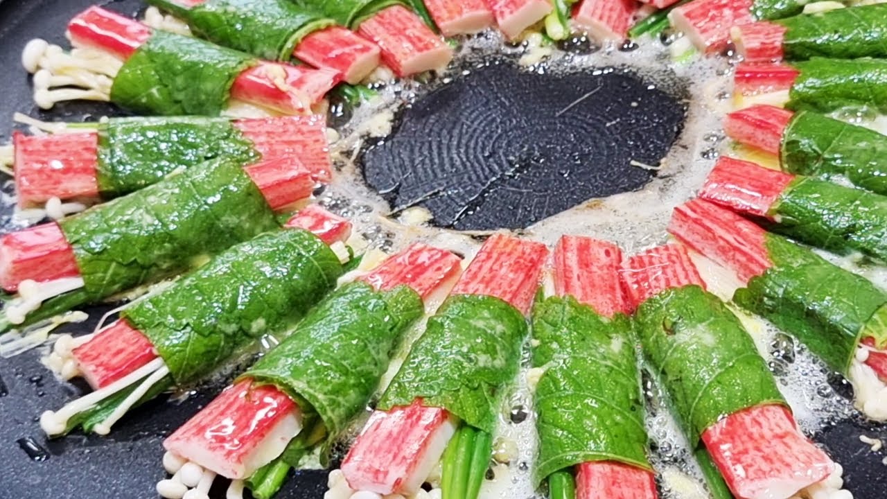 [❤️210만❤️]명절에 눈과 입을 사로잡는 깻잎맛살전! 한번 맛보면 다른 전은 안 먹어요~