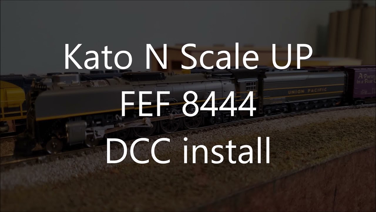 Kato UP FEF 8444 DCC install