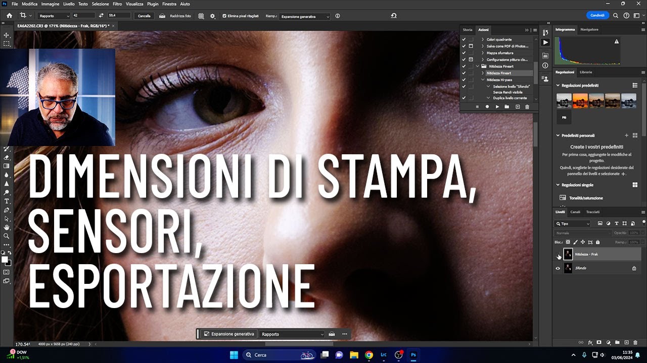 Dimensioni di stampa, sensori ed esportazioni. Tutto quello che devi sapere.