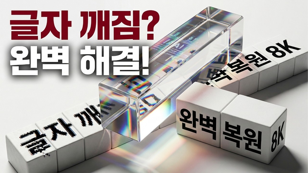 AI 글자 깨짐, 드디어 해결됩니다｜노트북 LM 글자를 완벽 복원하는 가장 쉬운 방법 (by 뽁숑이)