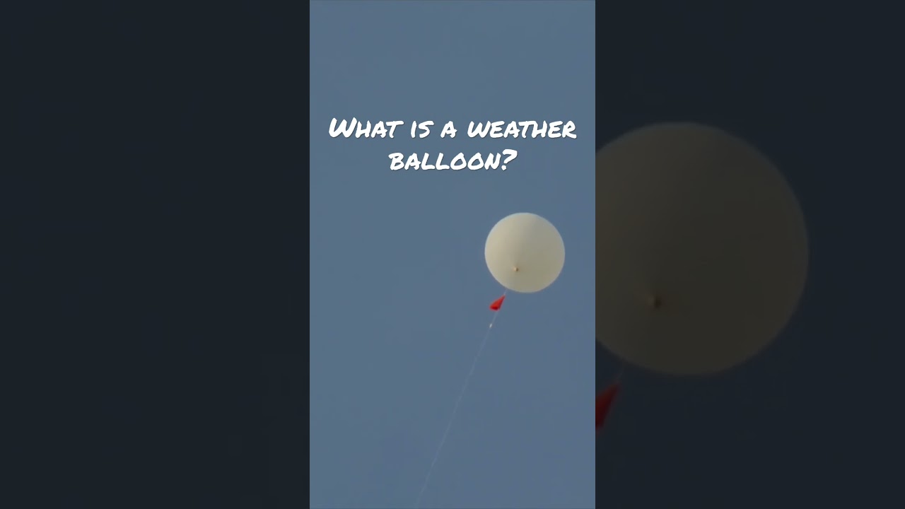 What Is a Weather Balloon? Brief Description #weather #education #science @CommunityWeatherman