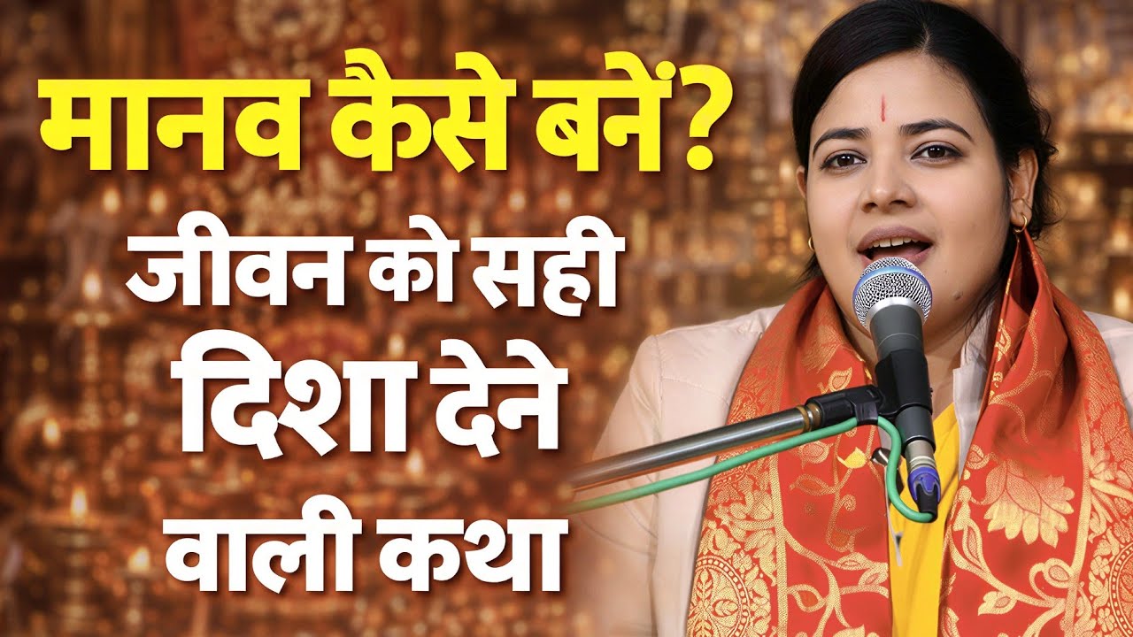 मानव कैसे बनें? | जीवन को सही दिशा देने वाली कथा | Devi Richa Mishra Ji