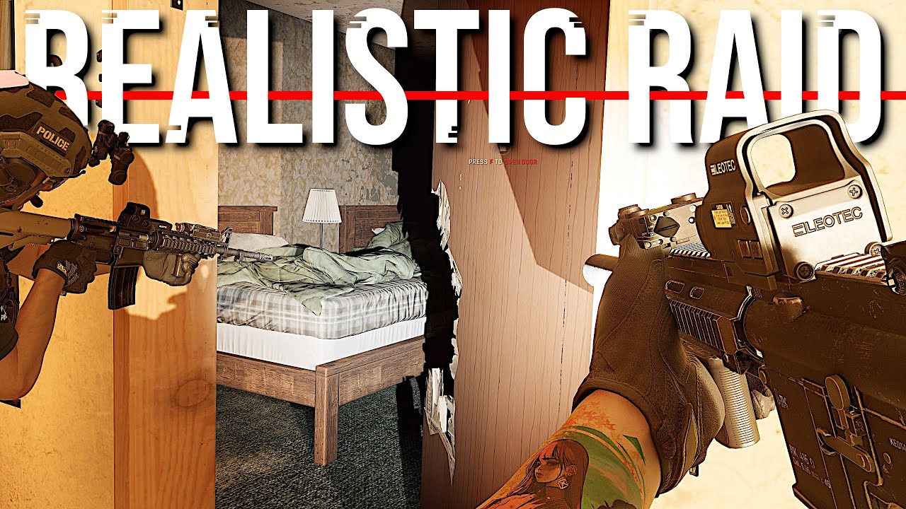 Realistic Motel Raid - Ready or Not Tactical Gameplay