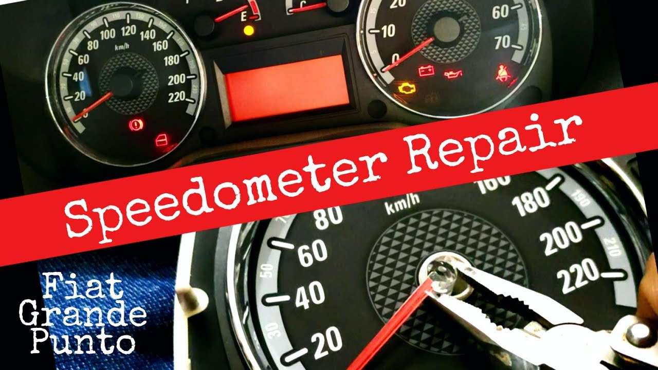 Fiat Punto and Fiat Linea Pre facelift Speedometer Display Repair || Complete Guide