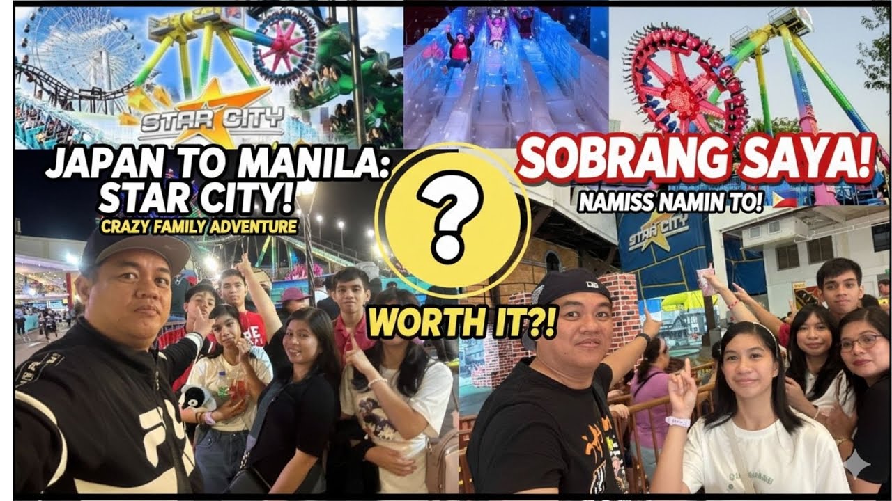 STAR CITY MANILA SA PASKO! 🎡 Sobrang Saya Pala Dito! (Family Vlog)