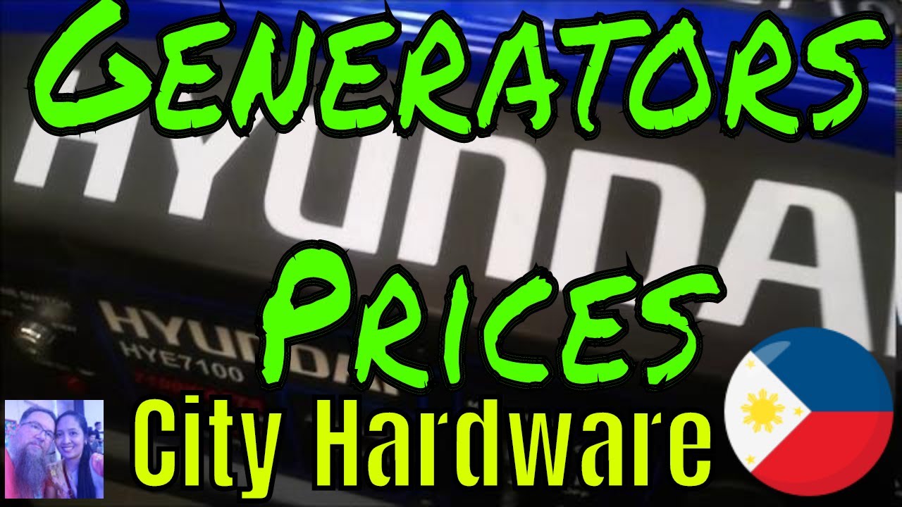 Generators Prices in the Philippines | City Hardware Has Electric Generators | Honda Hyunda and More