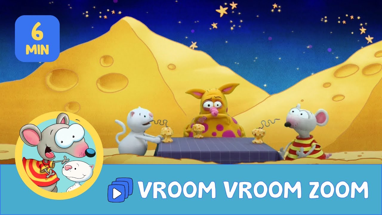 Toopy and Binoo | Toopy Goes to the Moon 🐭🌙 | Vroom Vroom Zoom
