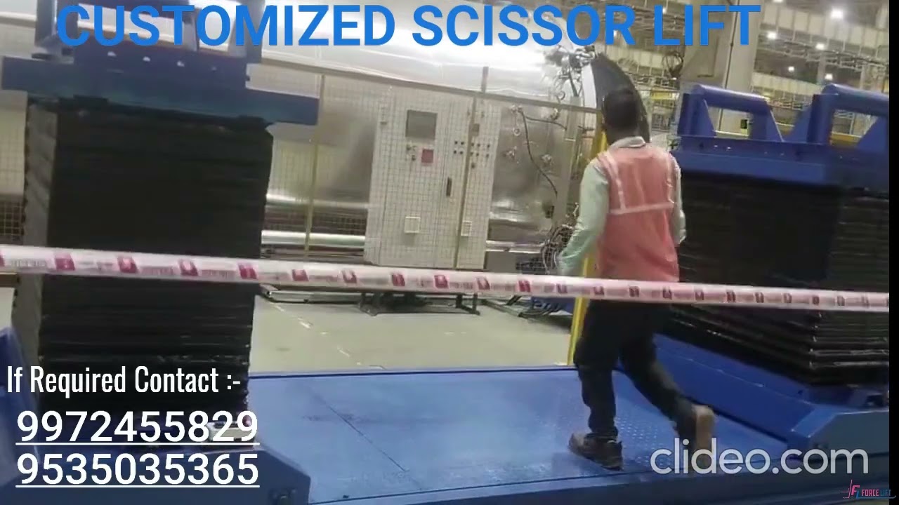 CUSTOMIZED SCISSOR LIFT | FORCELIFT | MANUFACTURER IN | BANGALORE | HYDERABAD |