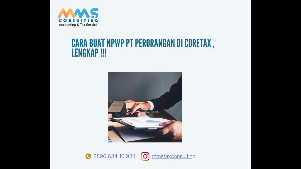 CARA BUAT NPWP PT PERORANGAN DI CORETAX , LENGKAP !!!