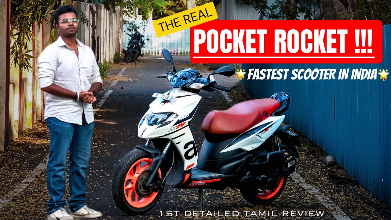 2025 Aprilia SR 160 - The Fastest Scooter In India 💀💥 | Tamil | Karthikeyan Ravikumar