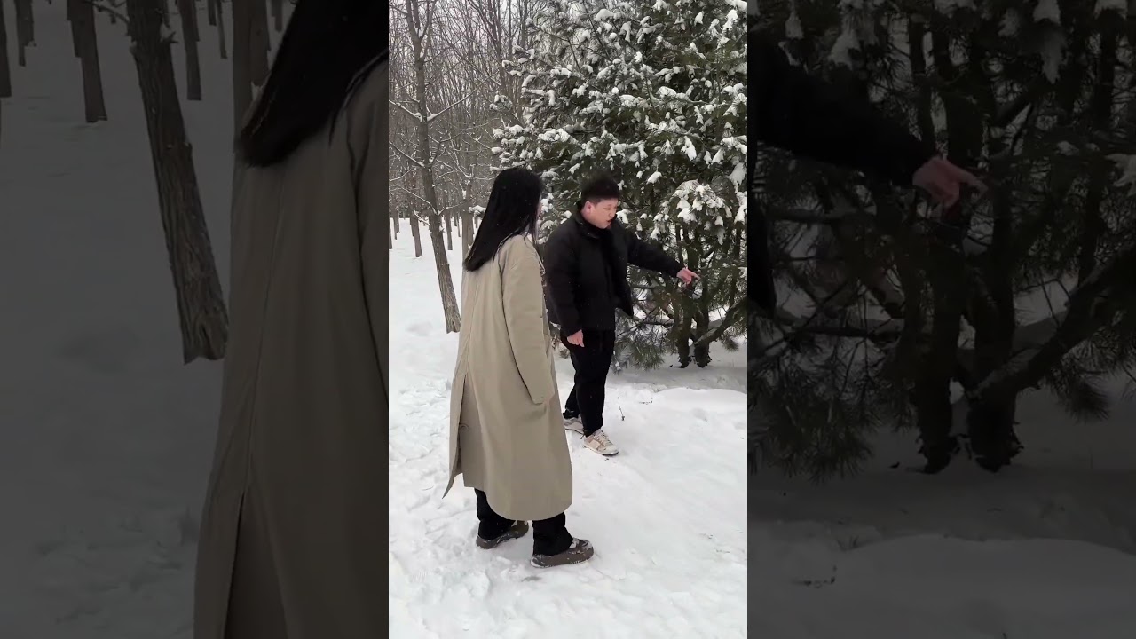 Emergency rescue in snow! #car #carsafety #driving #save