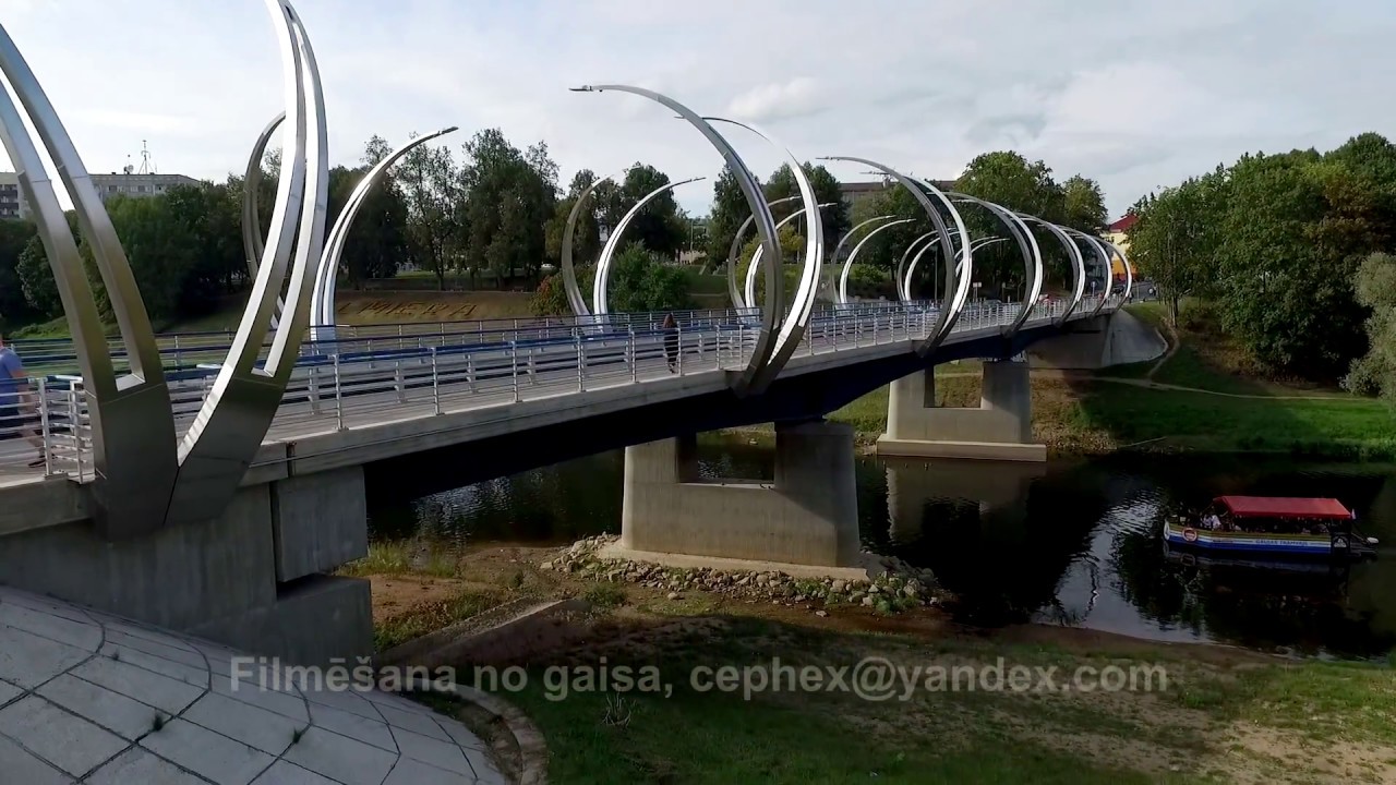 Красивая Валмиера, видео с дрона