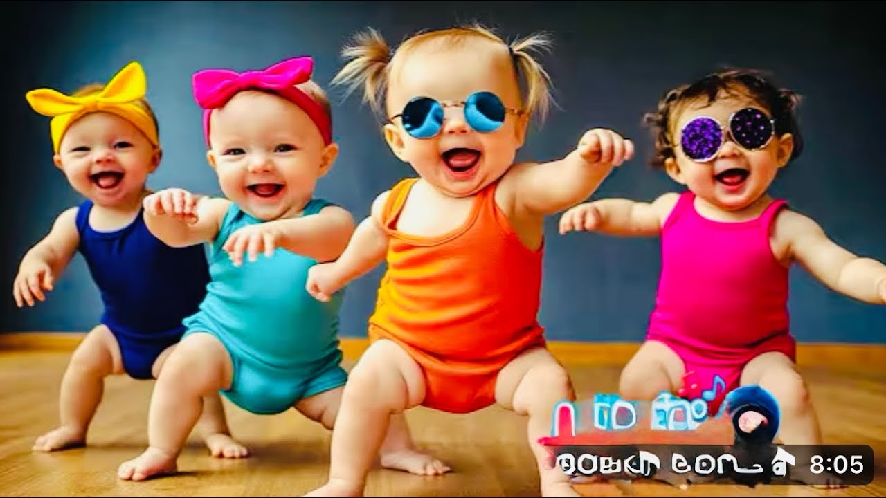 Baby love dance music | Cute sweet faces kids funny family friendly 👶🏻🎵