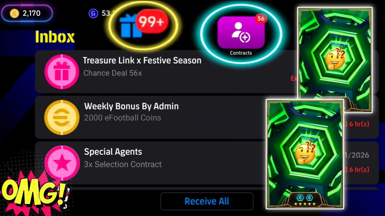99+ Rewards 1900 Coins ! 56x Epic Booster Pack Opening 😳 eFootball 26 Mobile  