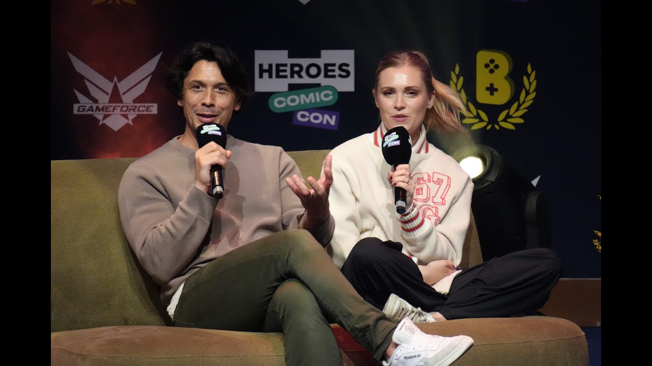 Q&A Eliza Taylor & Bob Morley The 100 Heroes Comic Con 2024 sunday