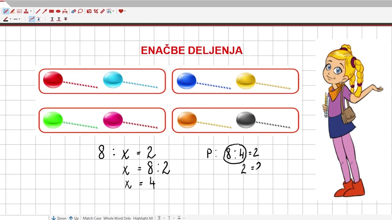 Enačbe deljenja - 4. razred