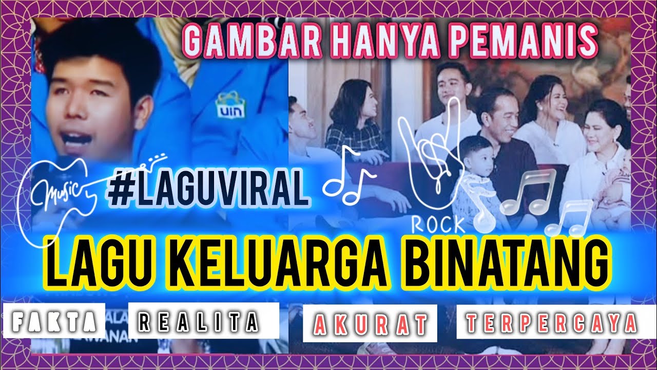 Lagu Viral KELUARGA BINATANG⁉️ Lagu dukungan Fufufafa jilid2 Slank⁉️ #indonesia #politics #music 