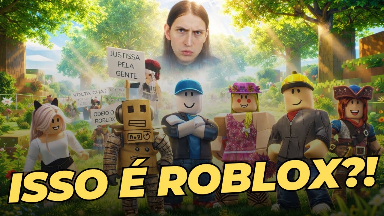 Joguei ROBLOX Pela Primeira Vez… e NÃO Esperava Isso