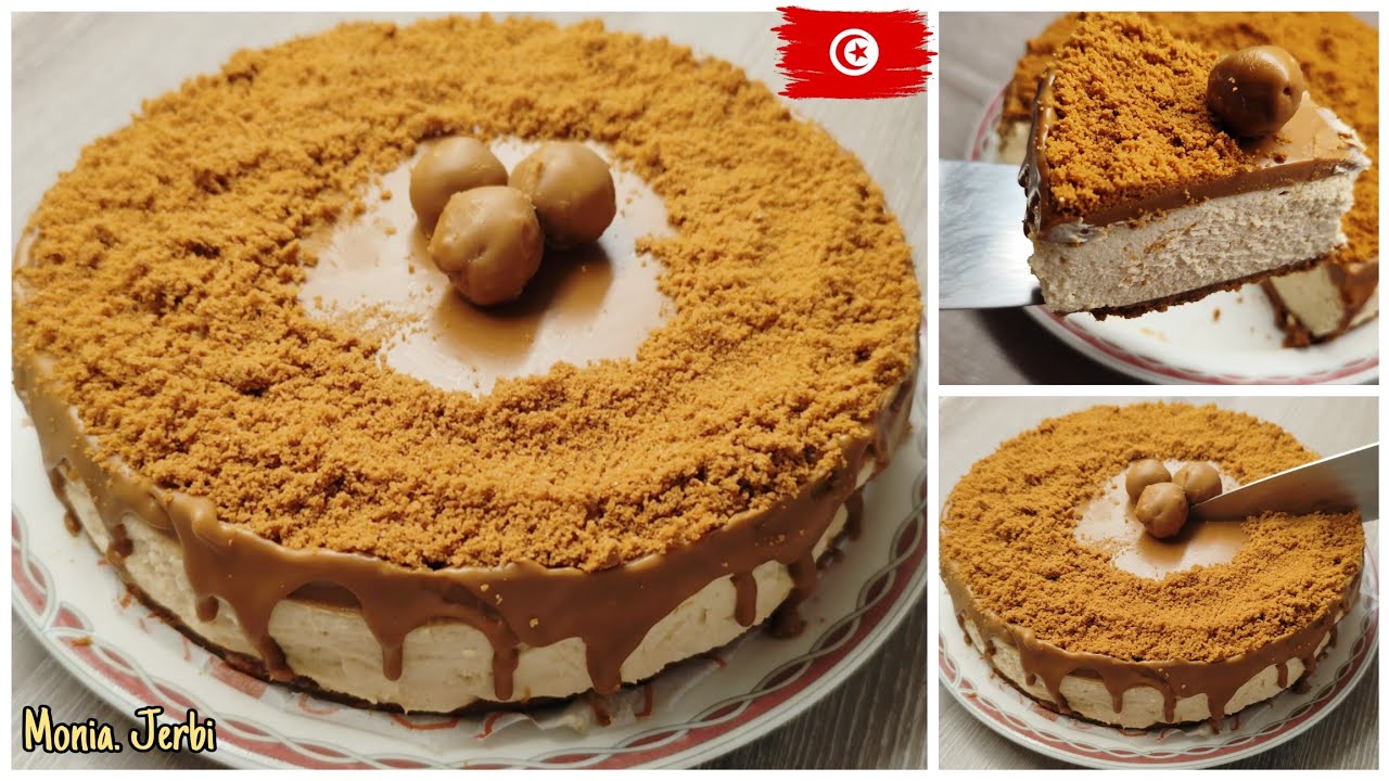 تشيز كيك اللوتس بدون فرن ولا جيلاتين بالطريقة سهلة صراحة الطعم خرافي والشكل راقي🧡Lotus Cheesecake