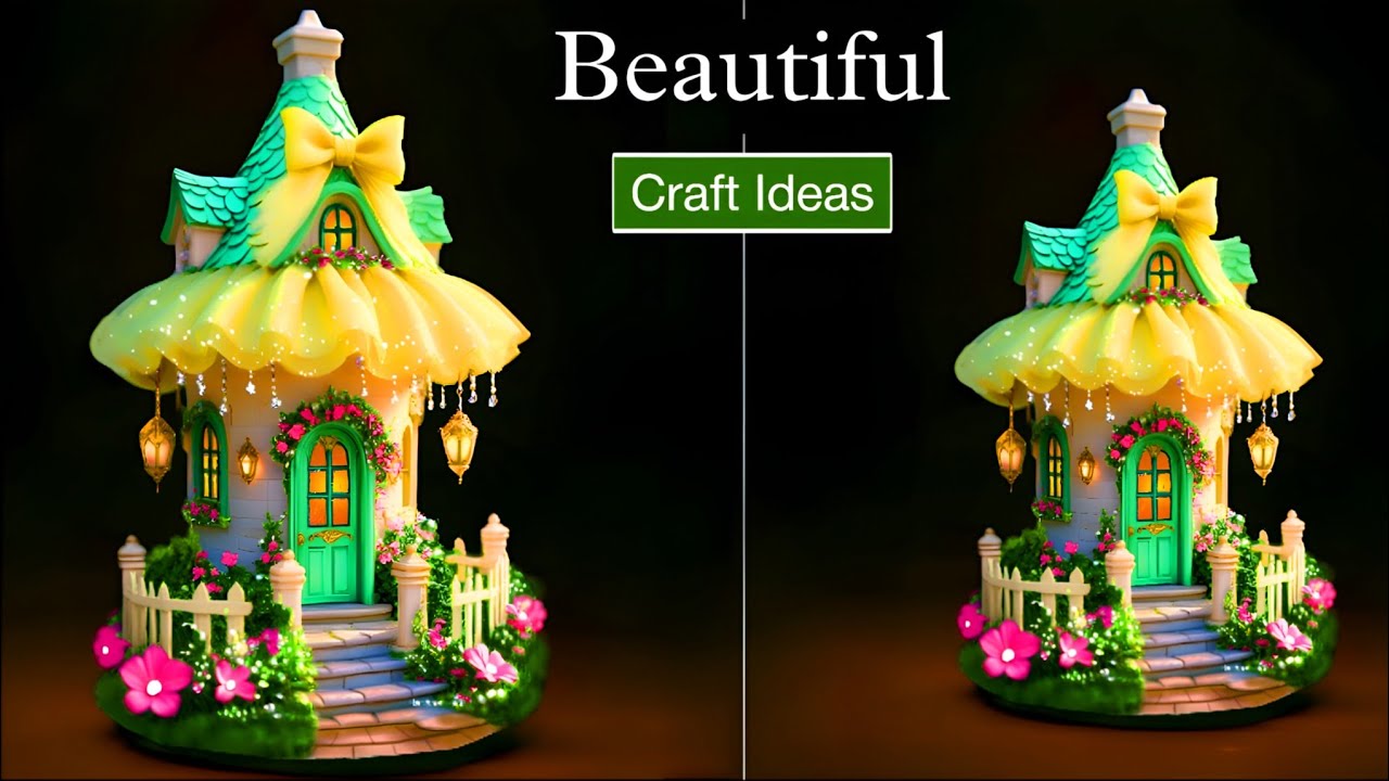 Easy & Beautiful House Making With Plastic Bottle | DIY Home Decor | Craft Ideas 🤯❤️ 