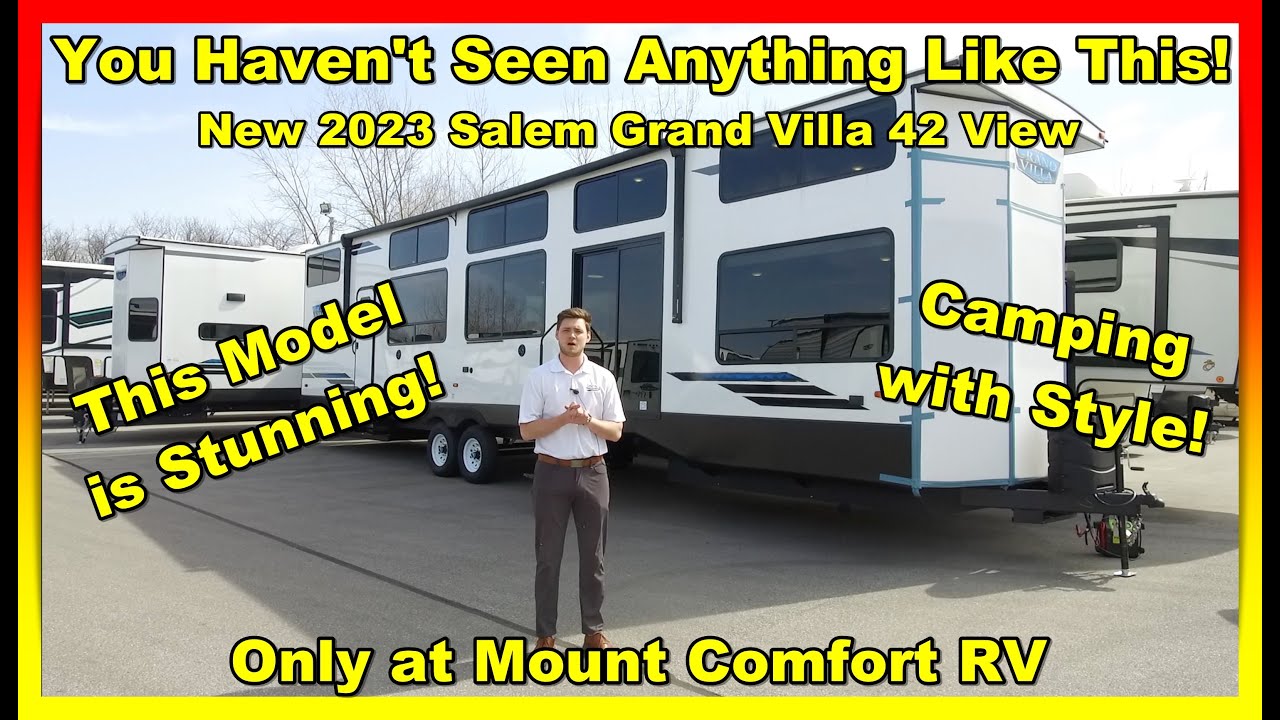New 2023 Forest River Salem Grand Villa 42 View Review | Mount Comfort RV