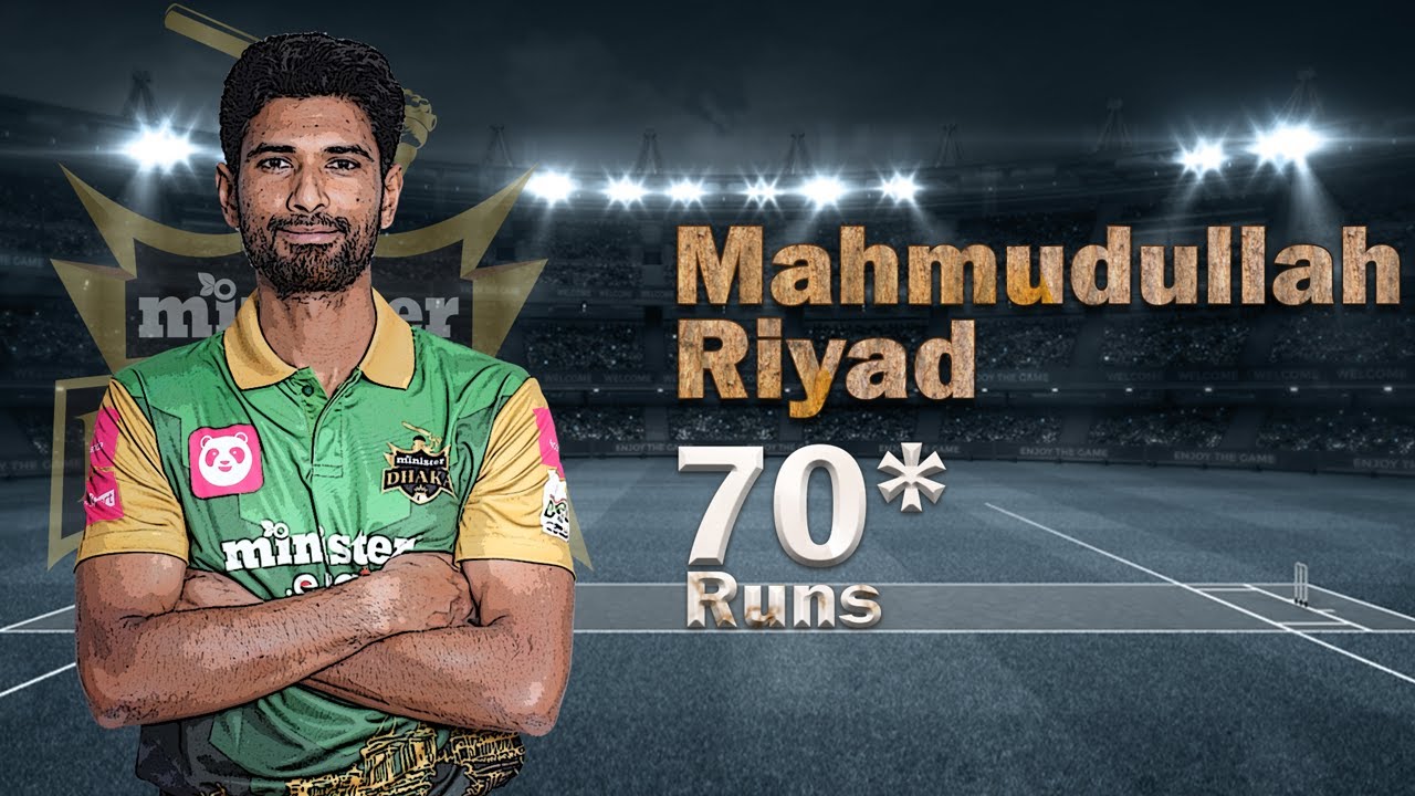 Mahmudullah's 70 Runs Against Comilla Victorians | 15th Match | Season 8 |  BBPL 2022