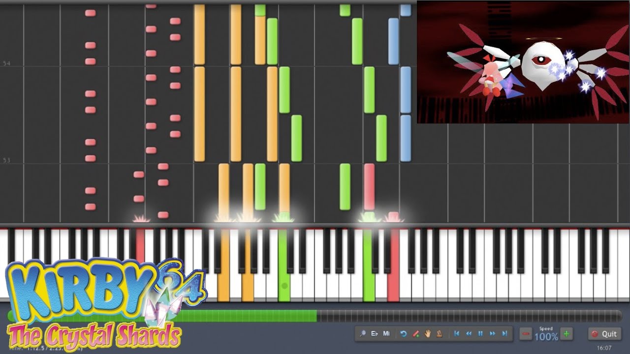Kirby 64 - 0² (Zero-Two) Battle (Synthesia)