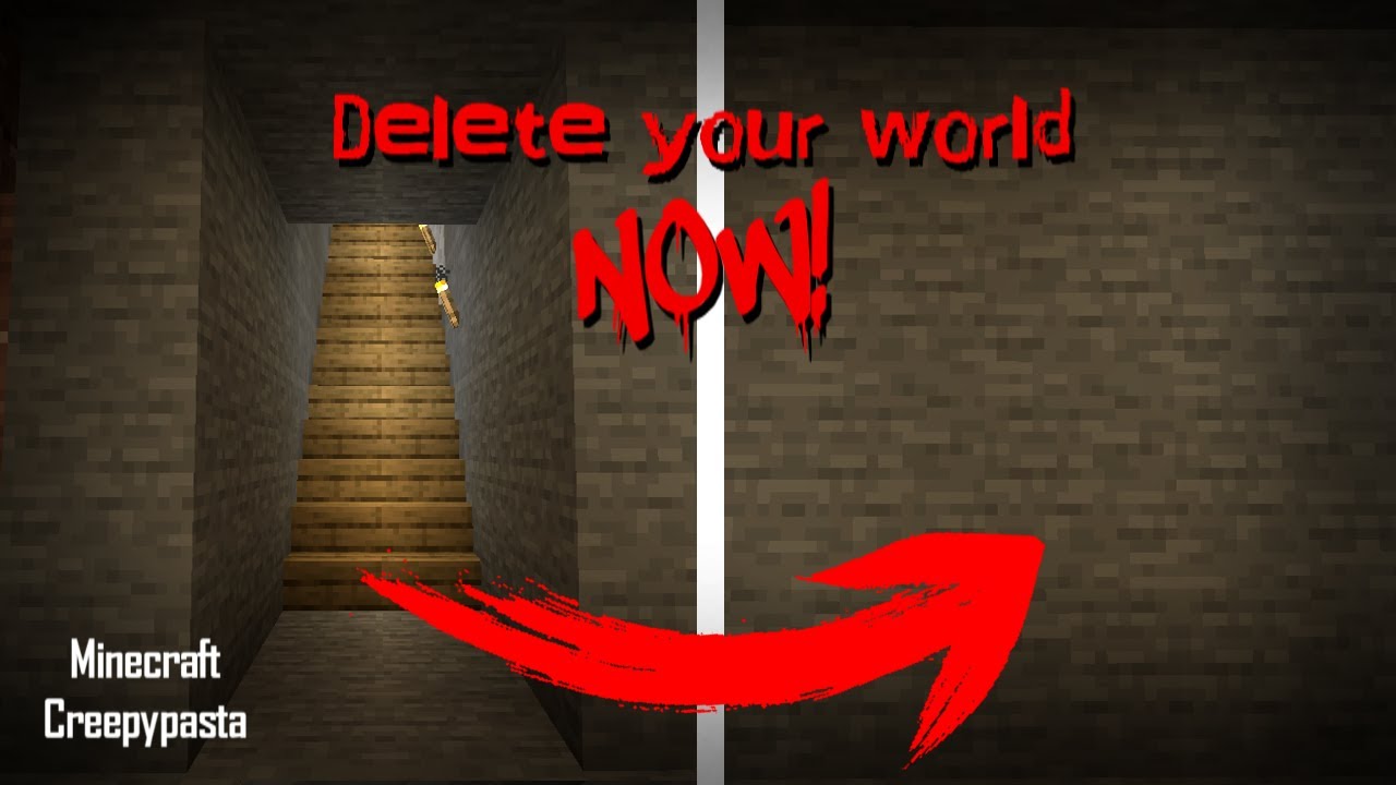 If Your Mineshaft Exits Disappear, DELETE YOUR WORLD NOW! Minecraft Creepypasta